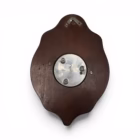 Barometru vintage de perete din lemn masiv, mecanism aneroid, scară în limba daneză Covoare