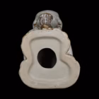 Figurină Vintage din Ceramică Glazurată – Elefant Decorativ de Colecție Bibelouri