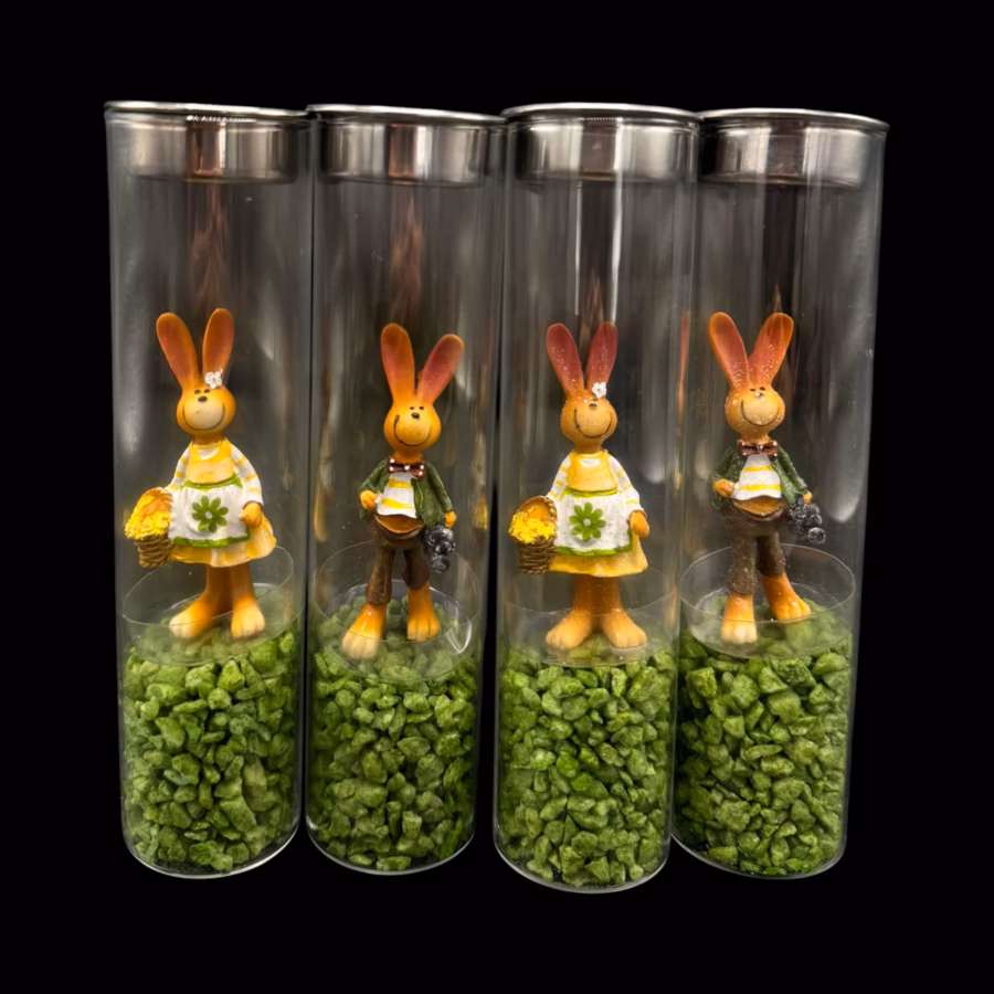 Set  4 figurine decorative vintage – Iepurași (2 seturi in stoc)