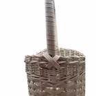 Coș vintage din răchită / Suport pentru umbrele Coșuri decorative