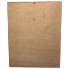 Icoană Veche Catolică „Sfântul Iosif cu Pruncul Iisus” (Oleografie / Cromolitografie pe Placaj), în Ramă de Epocă Tablouri