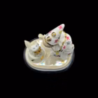 Figurină Vintage din Porțelan Casades – Clovn și Pisicuță Bibelouri