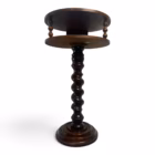 Măsuță / Postament din Lemn Masiv Sculptat în Torsadă, Stil Neobaroc, Europa Centrală, cca. 1930 Mobilier