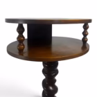 Măsuță / Postament din Lemn Masiv Sculptat în Torsadă, Stil Neobaroc, Europa Centrală, cca. 1930 Mobilier