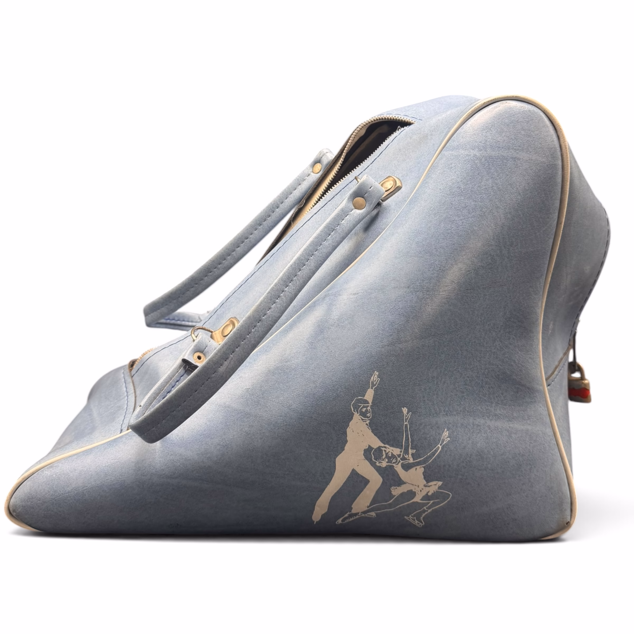 Geantă vintage pentru patine – design retro belgian Articole de colecție