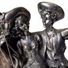 Statuetă decorativă romantică „Cuplu în leagăn” Statuete