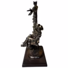 Statuetă decorativă romantică „Cuplu în leagăn” Statuete