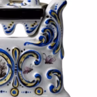 Fier de călcat decorativ din ceramică pictat manual – B.D. Artstudio (F. Botto), Italia, cca. 1970–1980 Articole de colecție