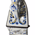 Fier de călcat decorativ din ceramică pictat manual – B.D. Artstudio (F. Botto), Italia, cca. 1970–1980 Articole de colecție