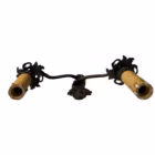 Pereche Aplice Vintage din Bronz – Stil Rococo / Ludovic al XV-lea Aplice