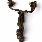 Pereche Aplice Vintage din Bronz – Stil Rococo / Ludovic al XV-lea Aplice