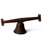 Clopot de perete/ușă din bronz și fier forjat – Clopot de intrare vintage Decoratiuni