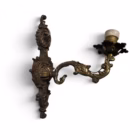 Pereche Aplice Vintage din Bronz Turnat – Stil Rococo / Ludovic al XV-lea Aplice
