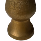 Vază Vintage din Alamă Gravată Manual – Obiect Decorativ Oriental Vaze