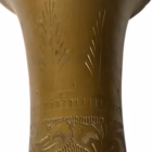 Vază Vintage din Alamă Gravată Manual – Obiect Decorativ Oriental Vaze