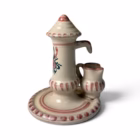 Decorativ Vintage-Pompă / Fântână Rustică din Ceramică cu Ulcior –Pictat Manual Decoratiuni
