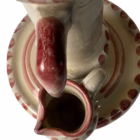 Decorativ Vintage-Pompă / Fântână Rustică din Ceramică cu Ulcior –Pictat Manual Decoratiuni