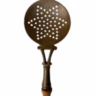 Set Vintage de 4 Utensile pentru Bucătărie – Bronz/Alamă și Mânere din Lemn Tacamuri