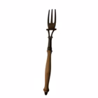 Set Vintage de 4 Utensile pentru Bucătărie – Bronz/Alamă și Mânere din Lemn Tacamuri