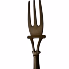 Set Vintage de 4 Utensile pentru Bucătărie – Bronz/Alamă și Mânere din Lemn Tacamuri