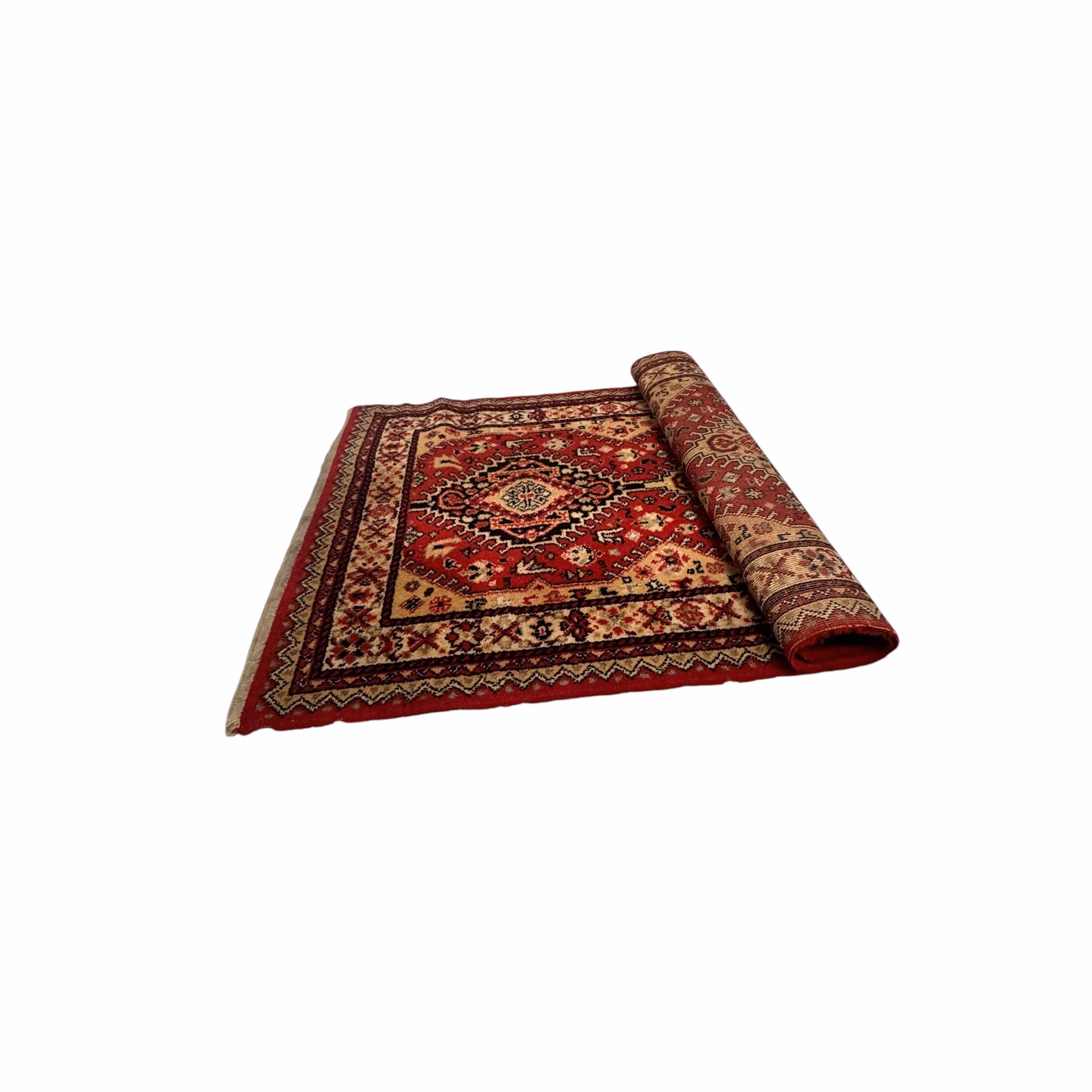 Covor Tradițional Oriental / Stil Persan cu Medusoane Geometrice Covoare Magazin de mobila decoratiuni si corpuri de iluminat vintage Covor Tradițional Oriental / Stil Persan cu Medusoane Geometrice Covoare