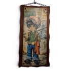 Tablou vintage de perete cu băiatul vagabond și legătură („Hobo”) Tablouri Magazin de mobila decoratiuni si corpuri de iluminat vintage Tablou vintage de perete cu băiatul vagabond și legătură („Hobo”) Tablouri