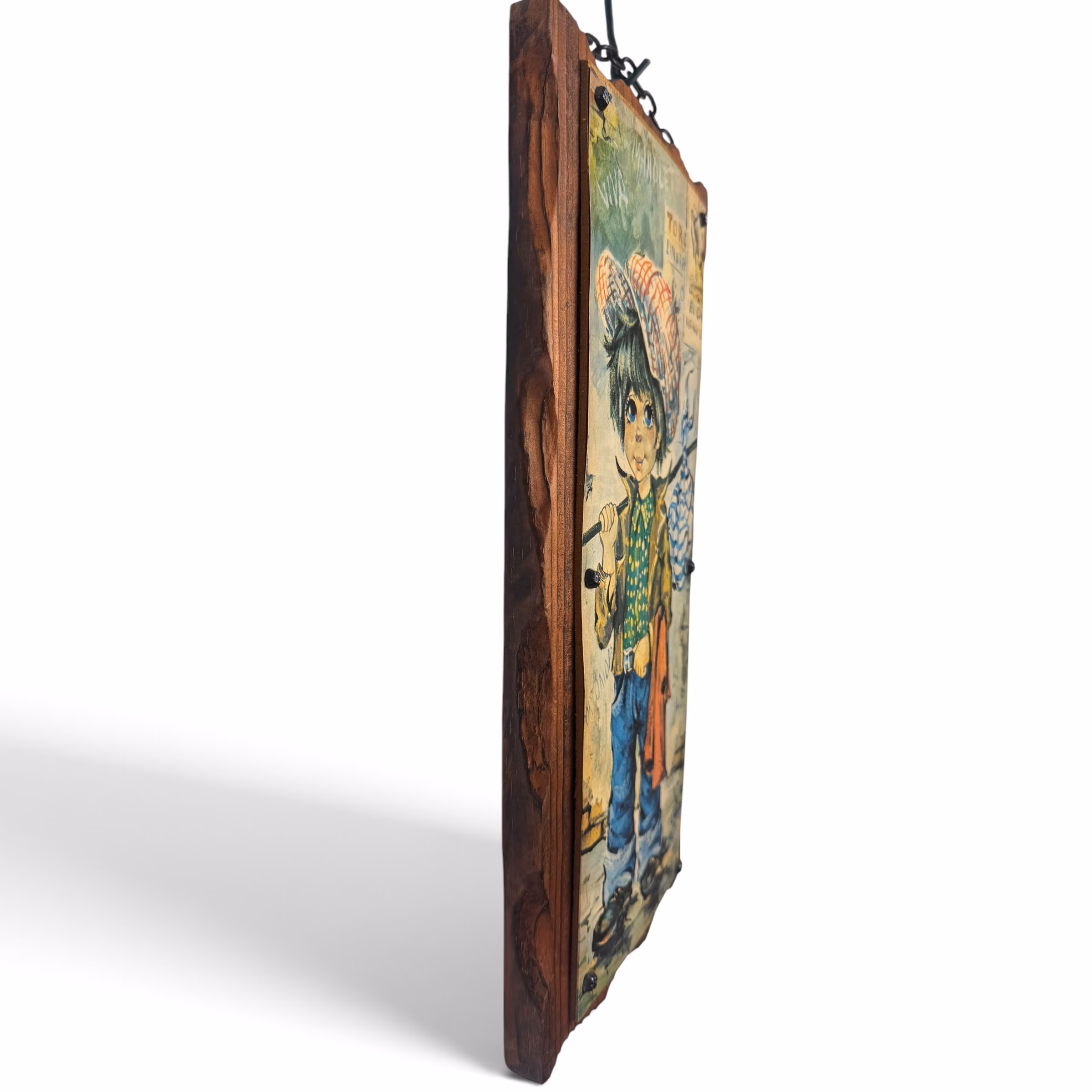 Tablou vintage de perete cu băiatul vagabond și legătură („Hobo”) Tablouri Magazin de mobila decoratiuni si corpuri de iluminat vintage Tablou vintage de perete cu băiatul vagabond și legătură („Hobo”) Tablouri