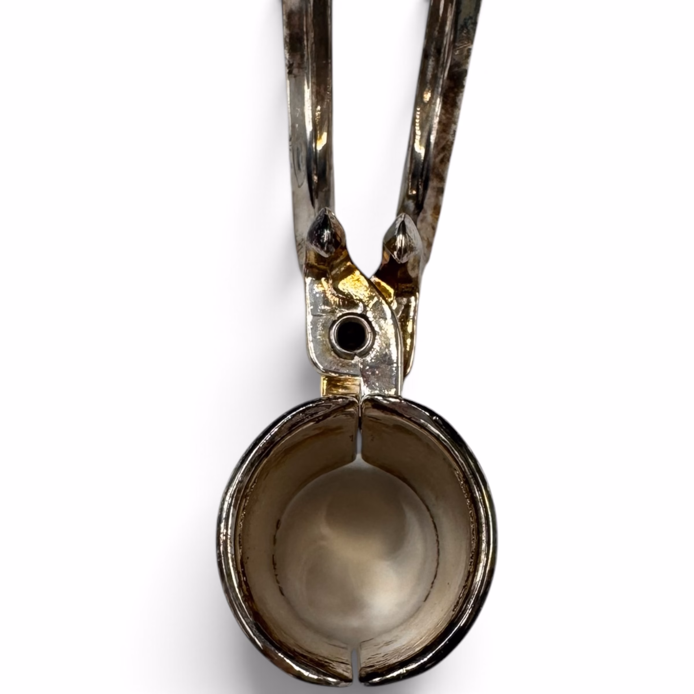 Pârghie Italiană Vintage Brevettato din Metal Placat cu Argint pentru Sticle de Vin Vechi Covoare Magazin de mobila decoratiuni si corpuri de iluminat vintage Pârghie Italiană Vintage Brevettato din Metal Placat cu Argint pentru Sticle de Vin Vechi Covoare
